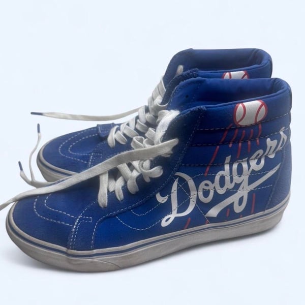 Vans MLB x SK8-Hi Reissue Dodgers Sneakers Blue White