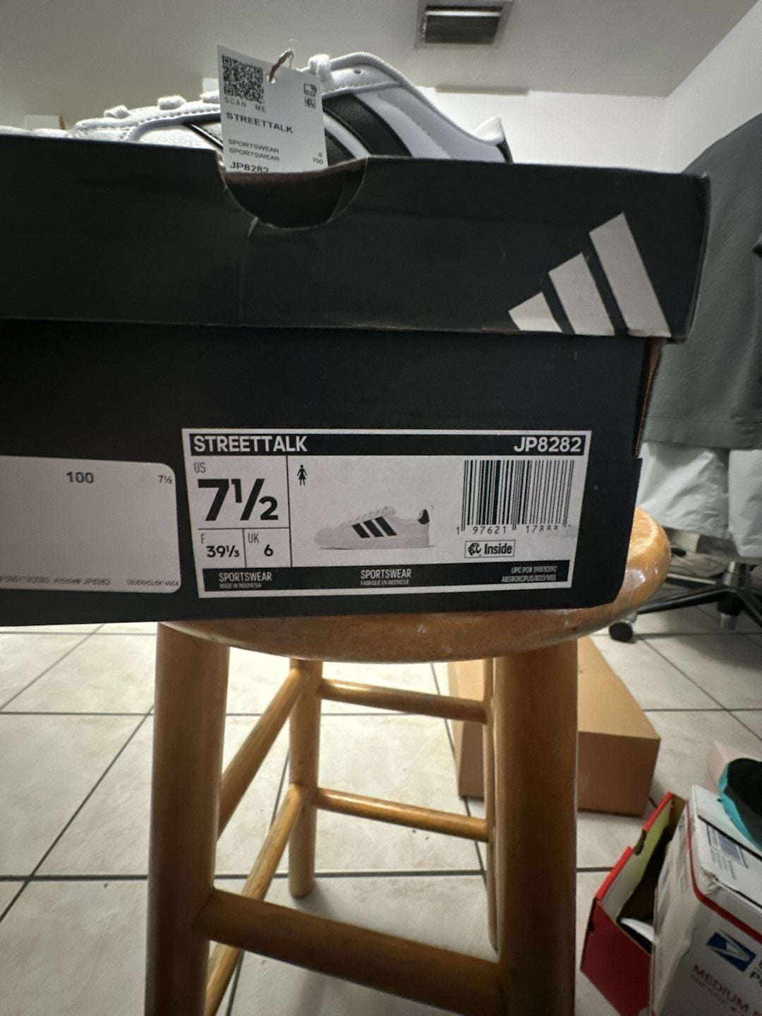 Adidas Streettalk White Black Sneaker 6