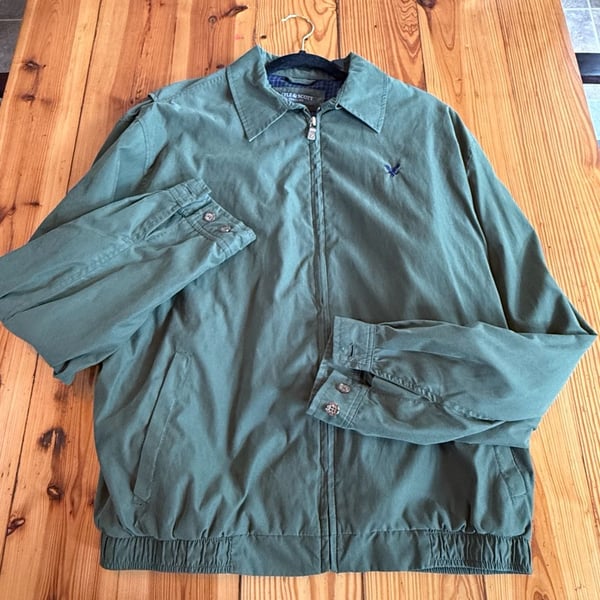 Lyle & Scott Harrington Jacket Green Plaid Lined