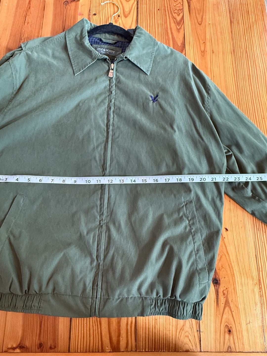 Lyle & Scott Harrington Jacket Green Plaid Lined 7