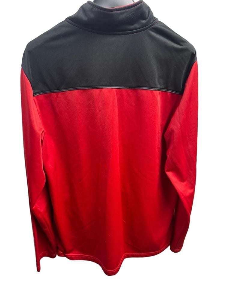 And1 Track Suit Set Red Black Zip Jacket Matching Pants 5