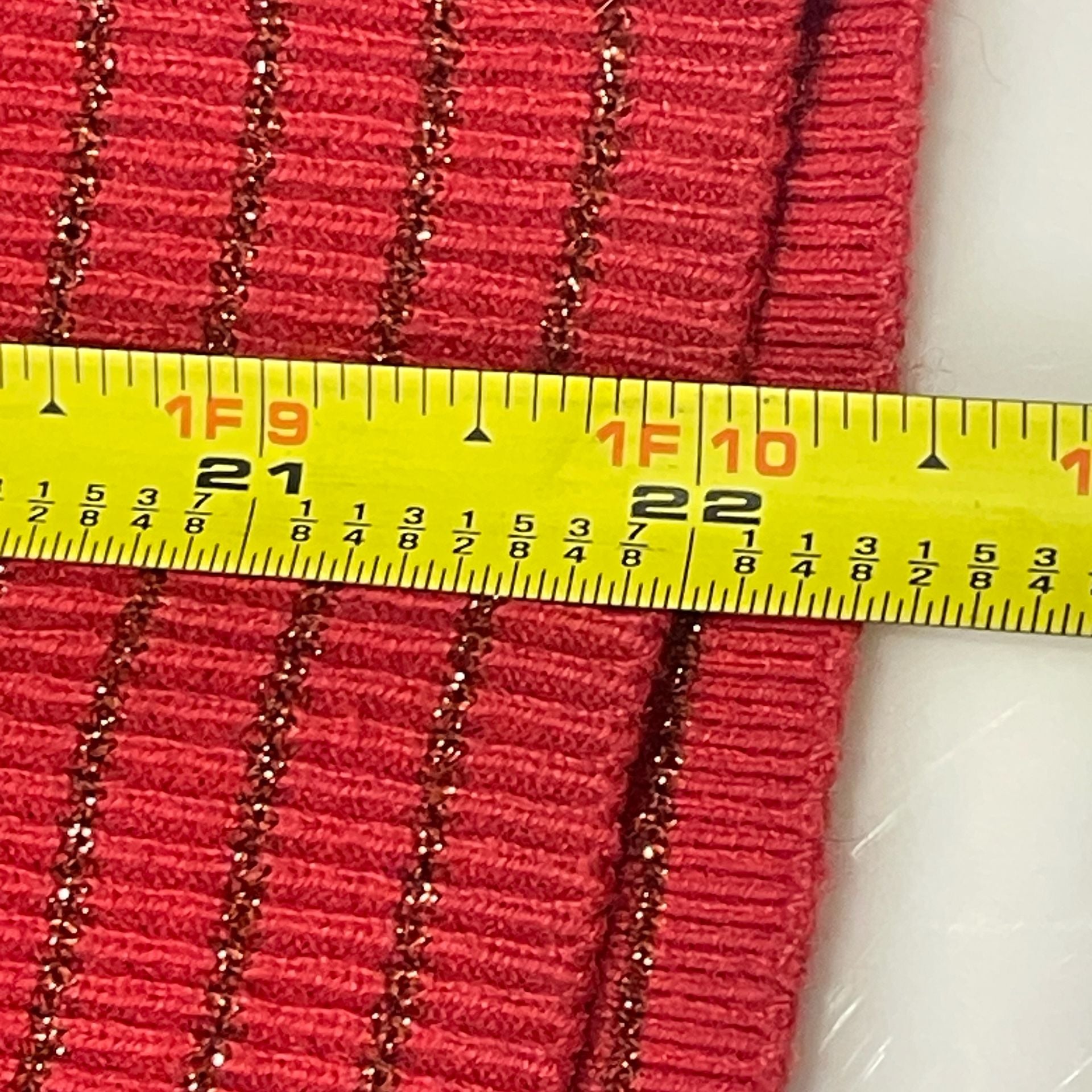 American Eagle Outfitters Cardigan Sweater Size M Red Ribbed V-Neck 10