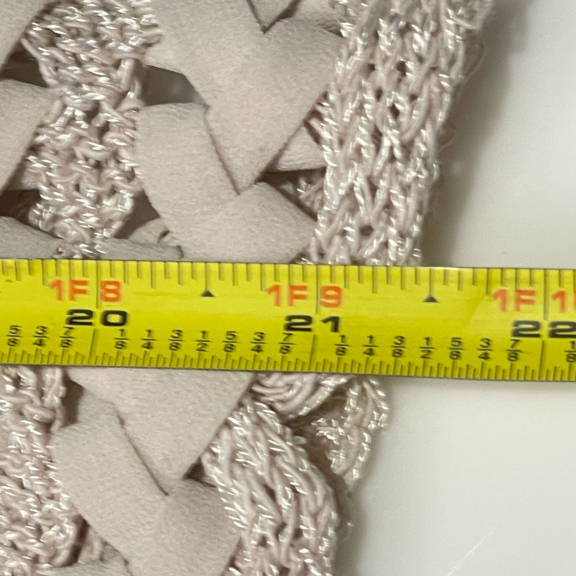 Coldwater Creek Cardigan Size S Beige Open Front Ribbon Trim 12