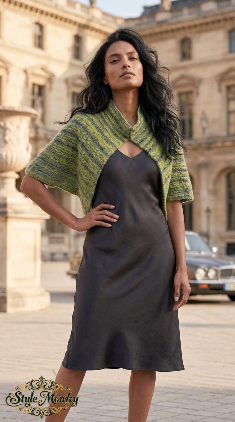 Free People Free Love Shrug Green Knit Cropped Bolero 2