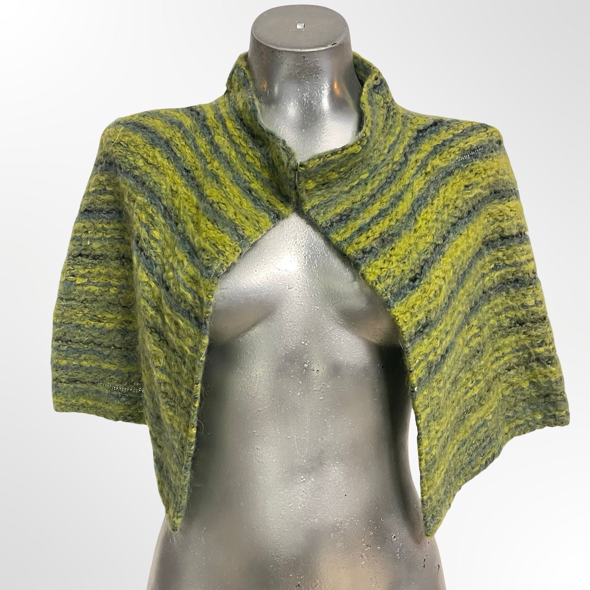 Free People Free Love Shrug Green Knit Cropped Bolero 3