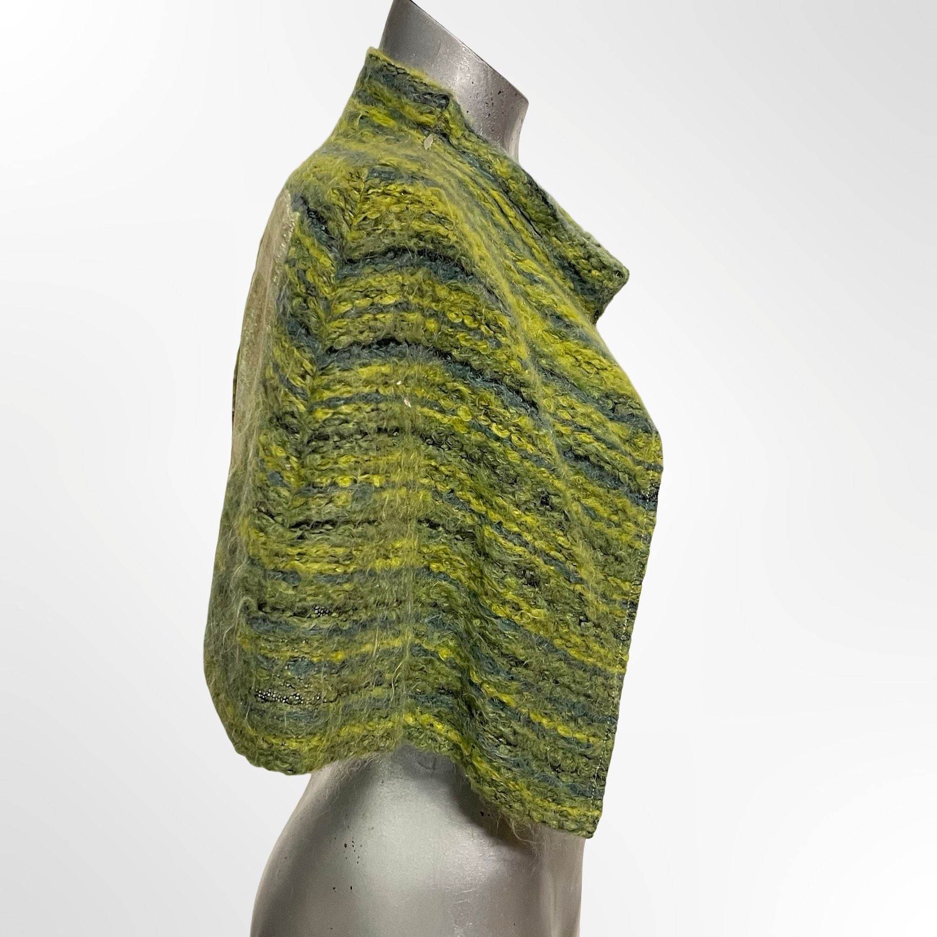 Free People Free Love Shrug Green Knit Cropped Bolero 4