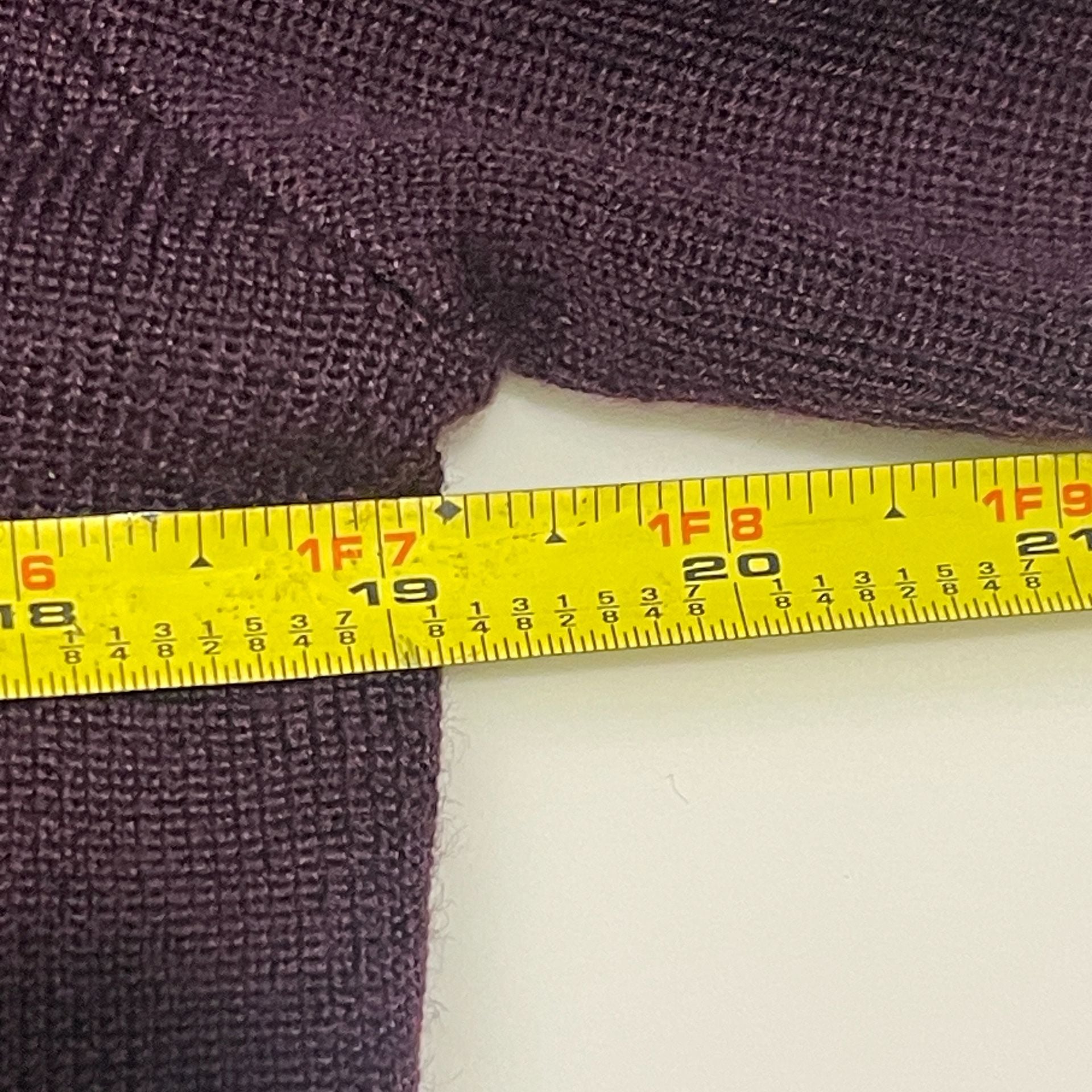 Preview Collection Full Zip Cardigan Size M Purple Acrylic Wool Sweater 8