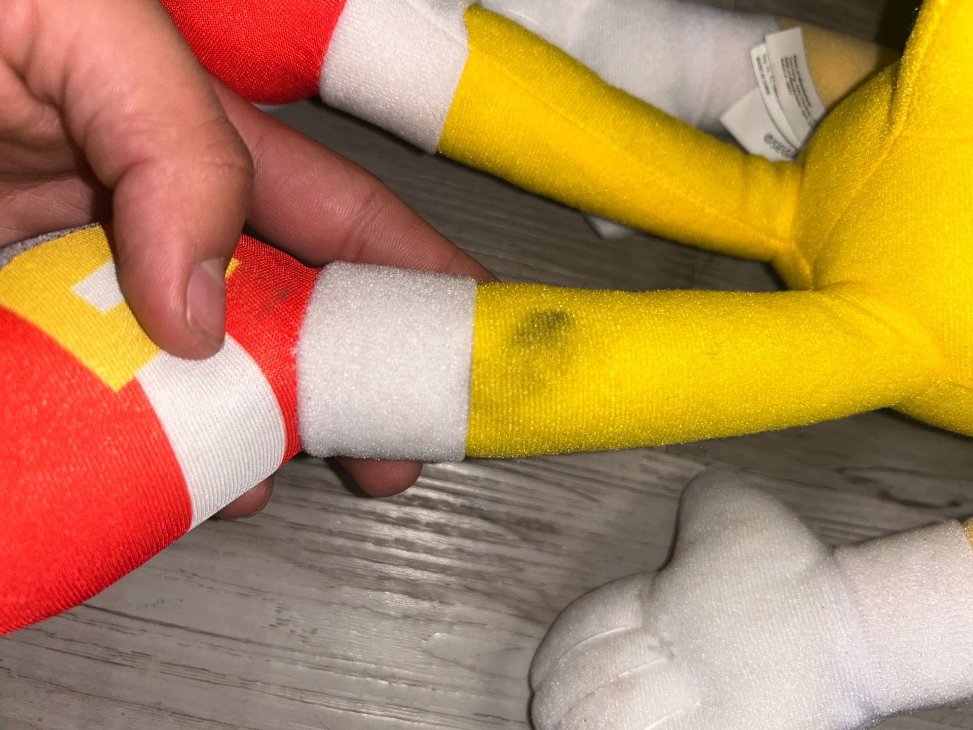 Sega Super Sonic The Hedgehog Plush Stuffed Toy Yellow 3