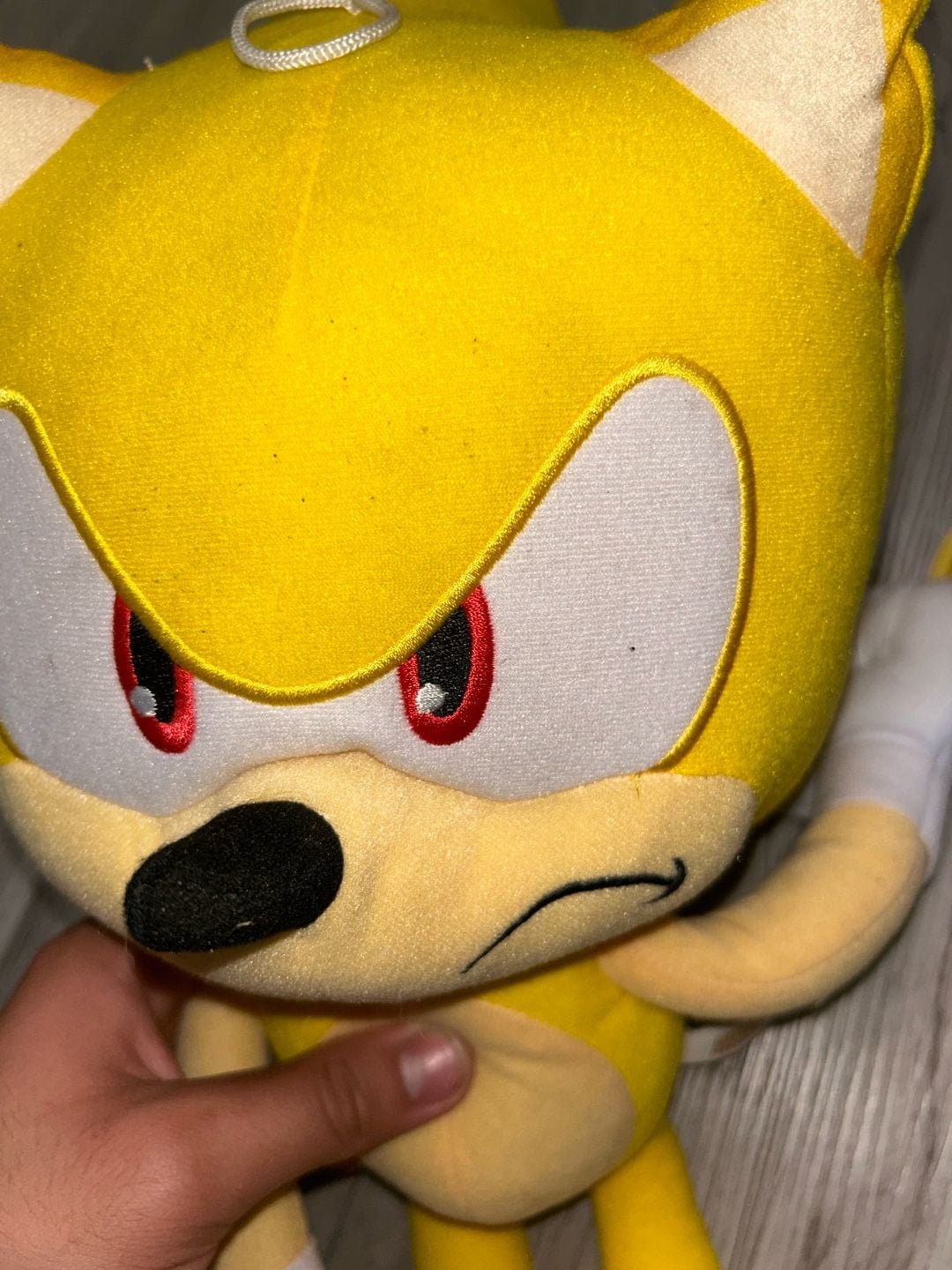 Sega Super Sonic The Hedgehog Plush Stuffed Toy Yellow 4