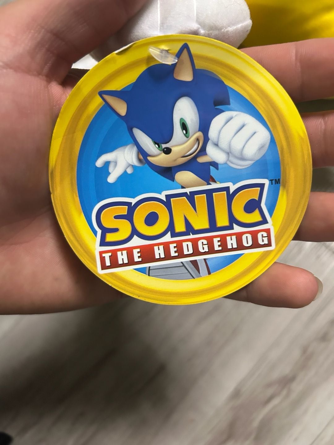 Sega Super Sonic The Hedgehog Plush Stuffed Toy Yellow 5