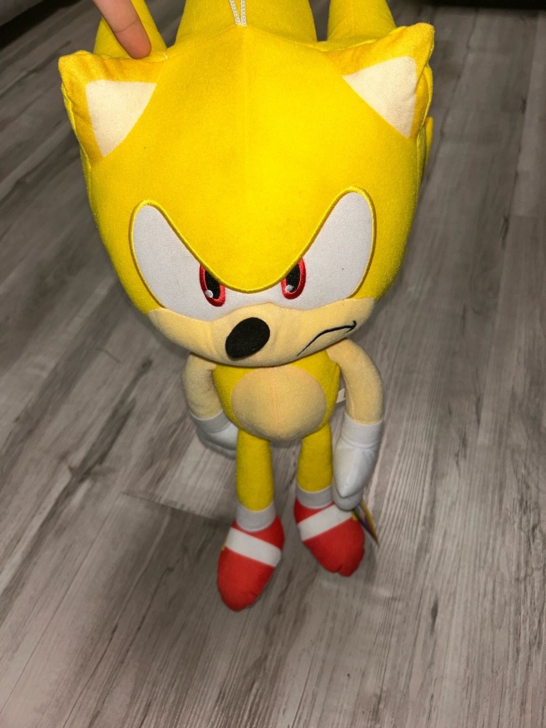 Sega Super Sonic The Hedgehog Plush Stuffed Toy Yellow 13