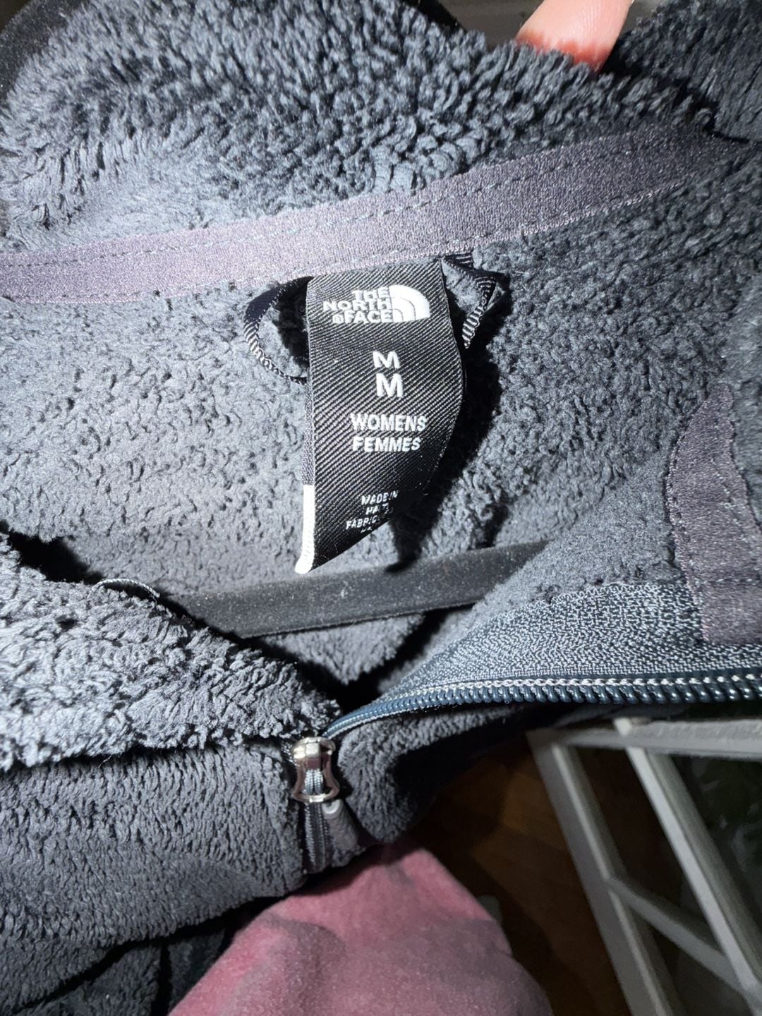 The North Face Osito Fleece Jacket Size M Black Full Zip 3