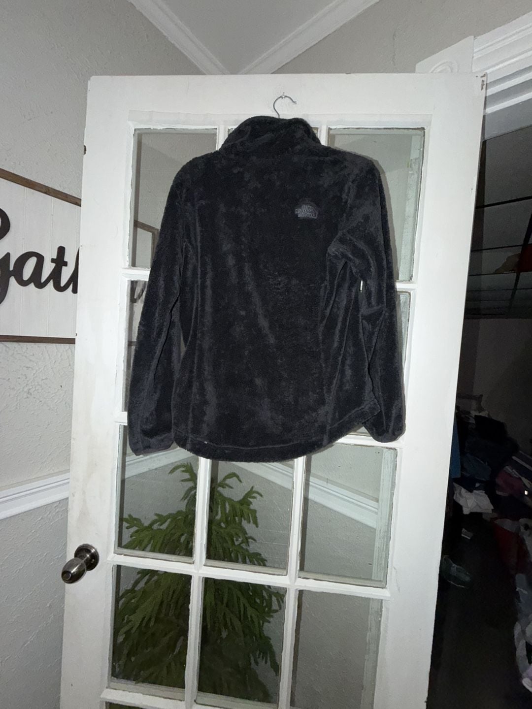 The North Face Osito Fleece Jacket Size M Black Full Zip 4