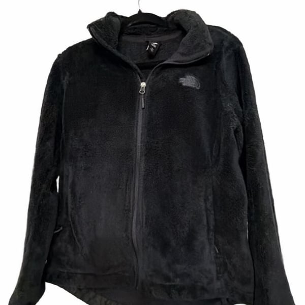 The North Face Osito Fleece Jacket Size M Black Full Zip