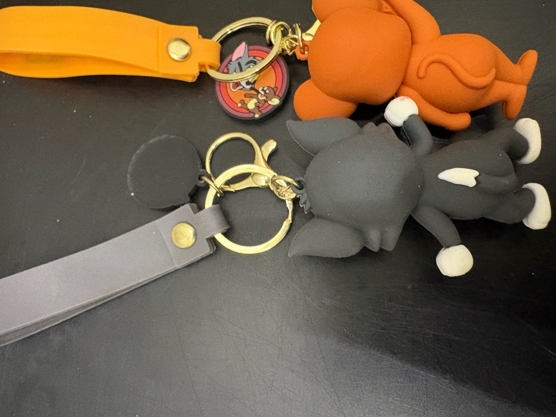 Tom and Jerry 3D Keychain Set of 2 Tom Cat & Jerry Mouse Bag Charms 5