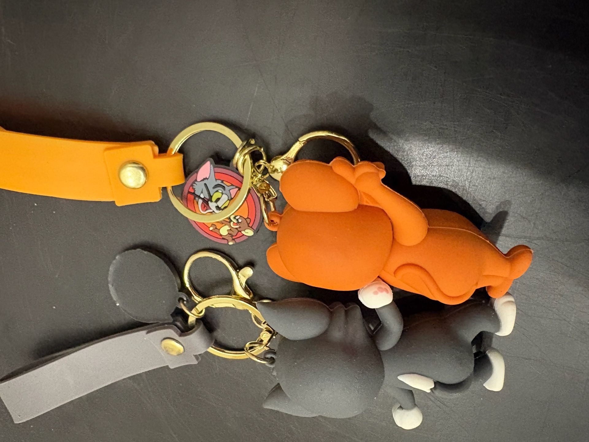 Tom and Jerry 3D Keychain Set of 2 Tom Cat & Jerry Mouse Bag Charms 6