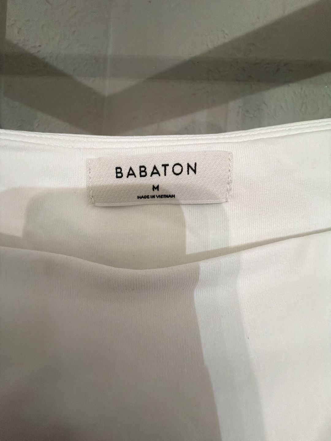 Babaton Original Contour Manner Squareneck Bodysuit Size M White 3