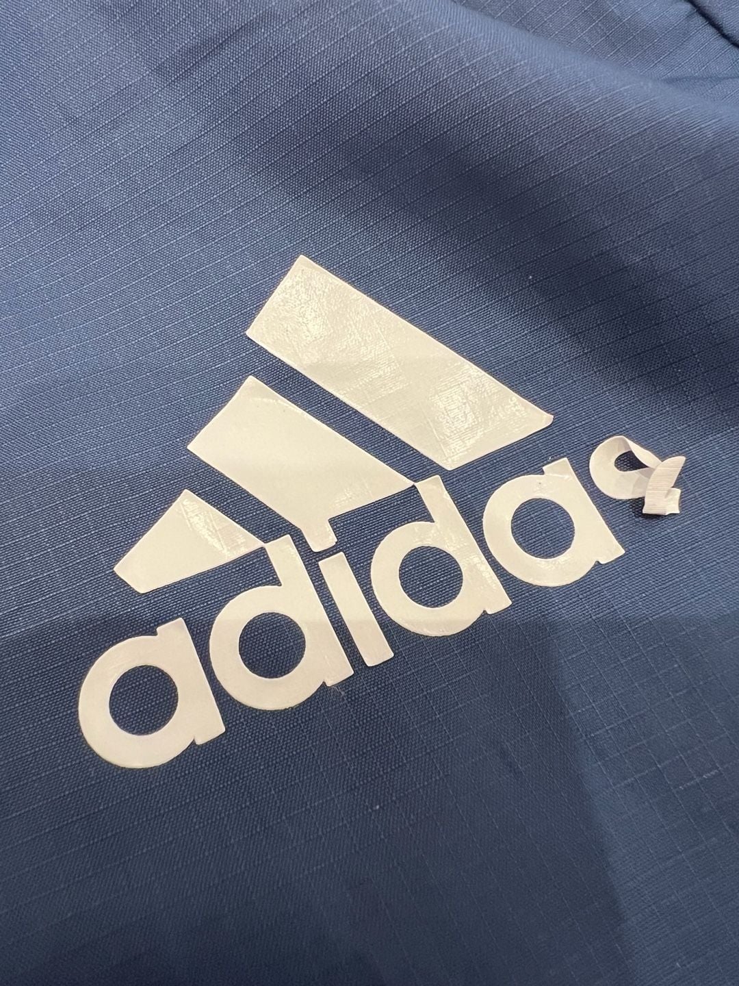 Adidas Windbreaker Jacket Men’s L Red Navy Blue Full Zip Hooded 6