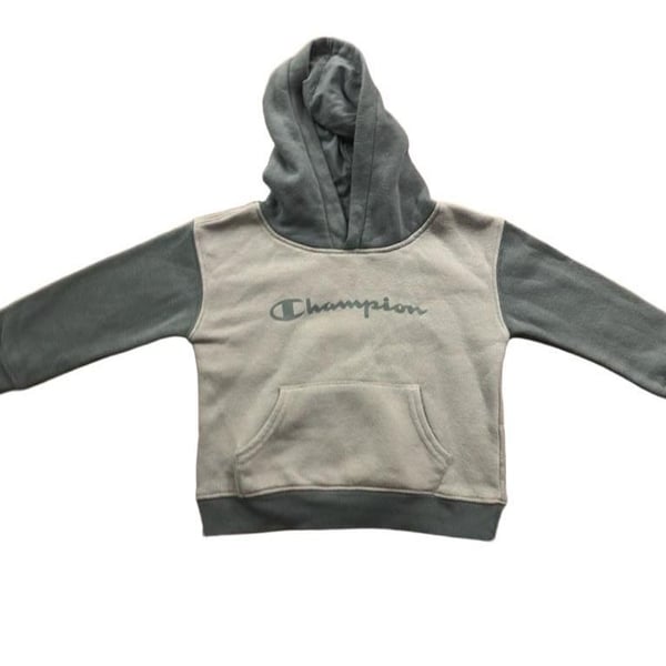 Champion Kids Hoodie and Sweatpants Set Green Script Logo