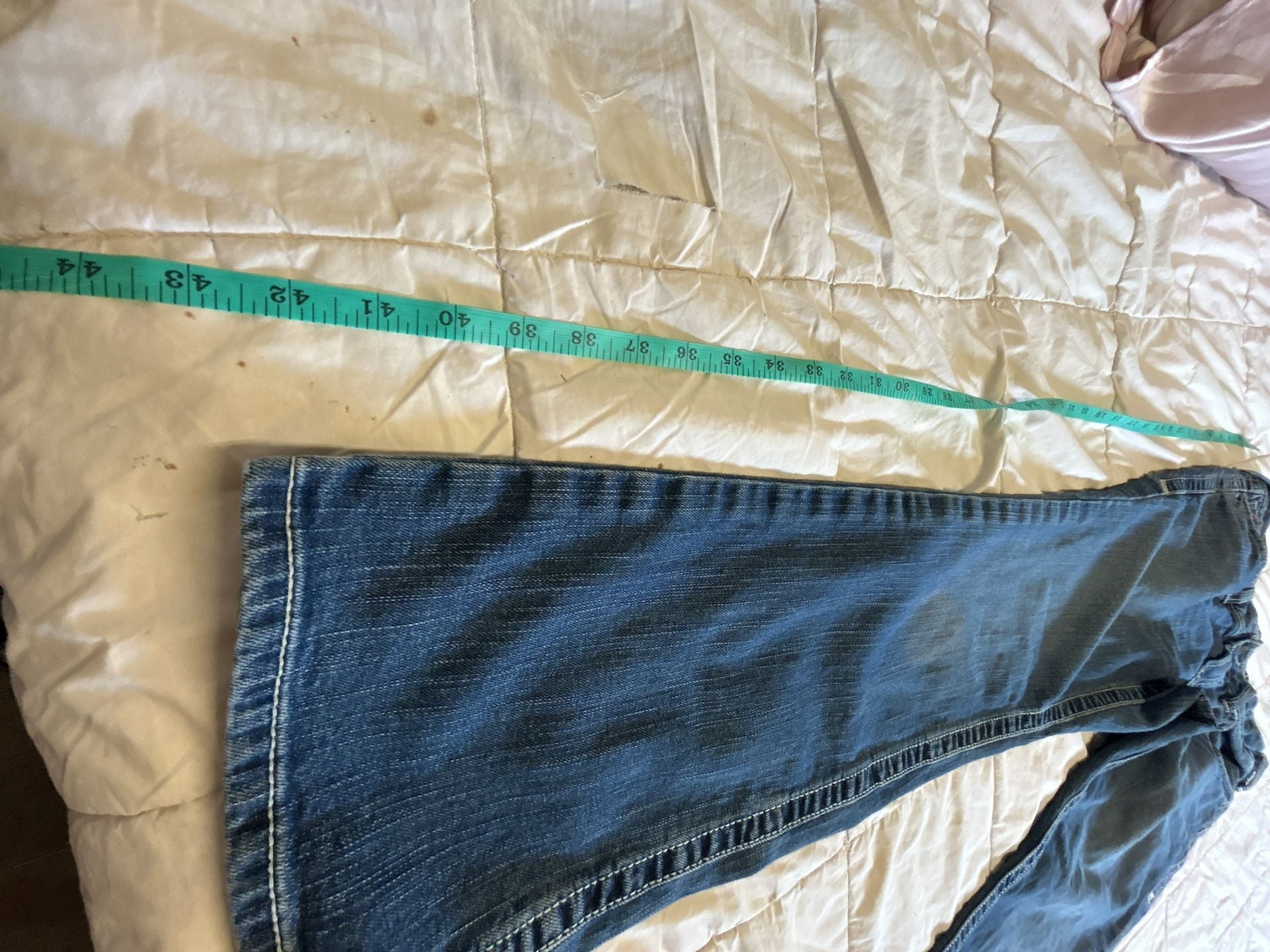 Ariat Mid Rise Bootcut Jeans Size 30R Blue Denim 3