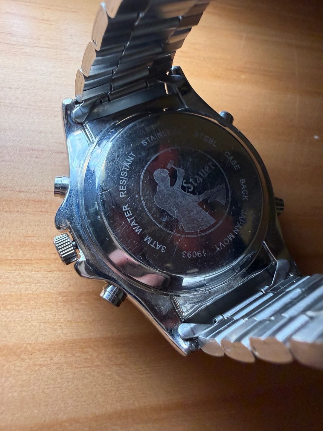 Stauer Compendium Hybrid Chronograph Watch 19093 Stainless Steel WR50 6