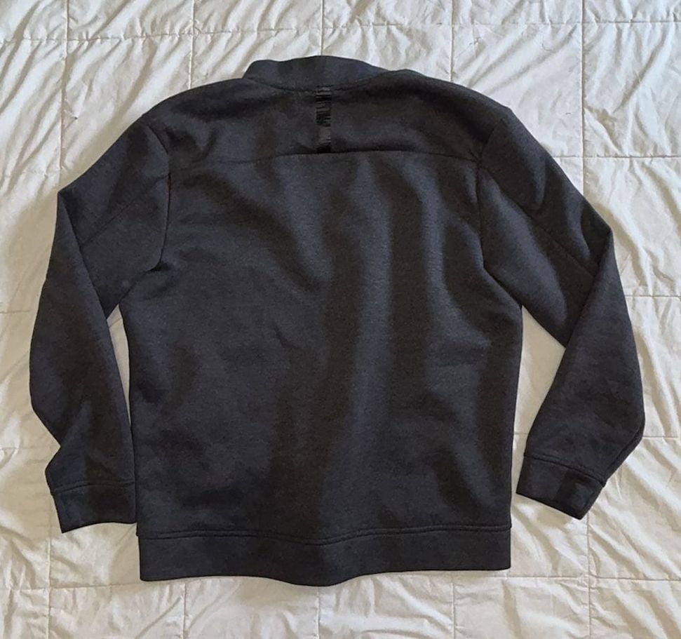 Russell Athletic Full Zip Jacket Size M Charcoal Gray Track Top 5