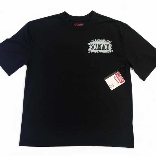 Reason x Scarface T-Shirt Size M Black Money Power Respect Graphic