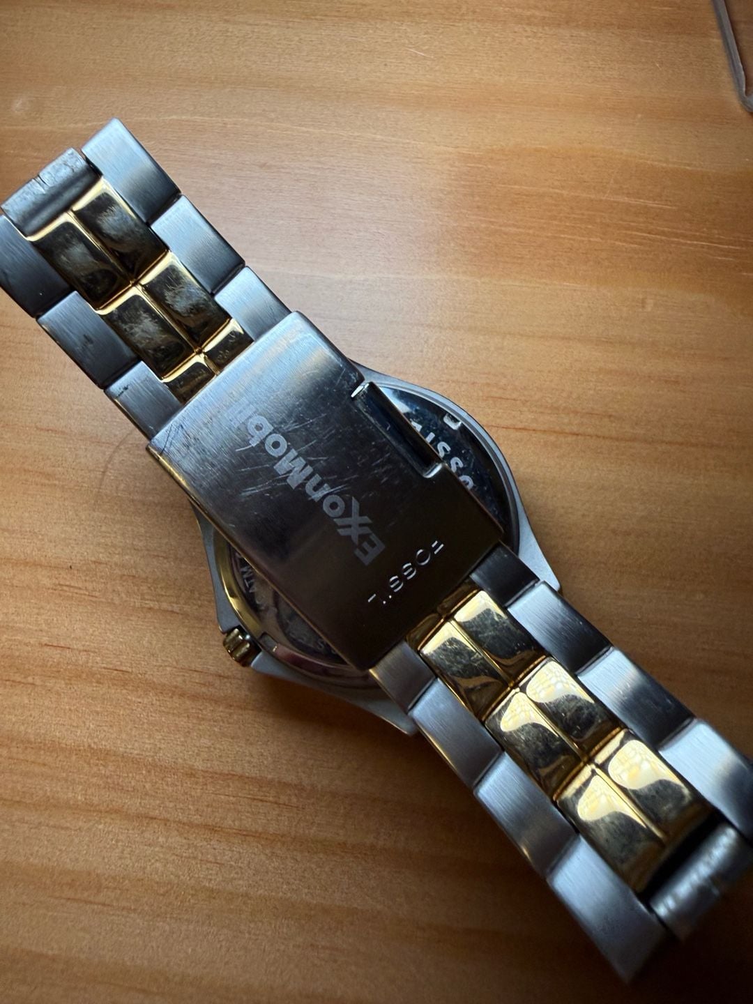 Fossil XTO 10 ATM Stainless Steel Two-Tone Quartz Watch PR-5340 8