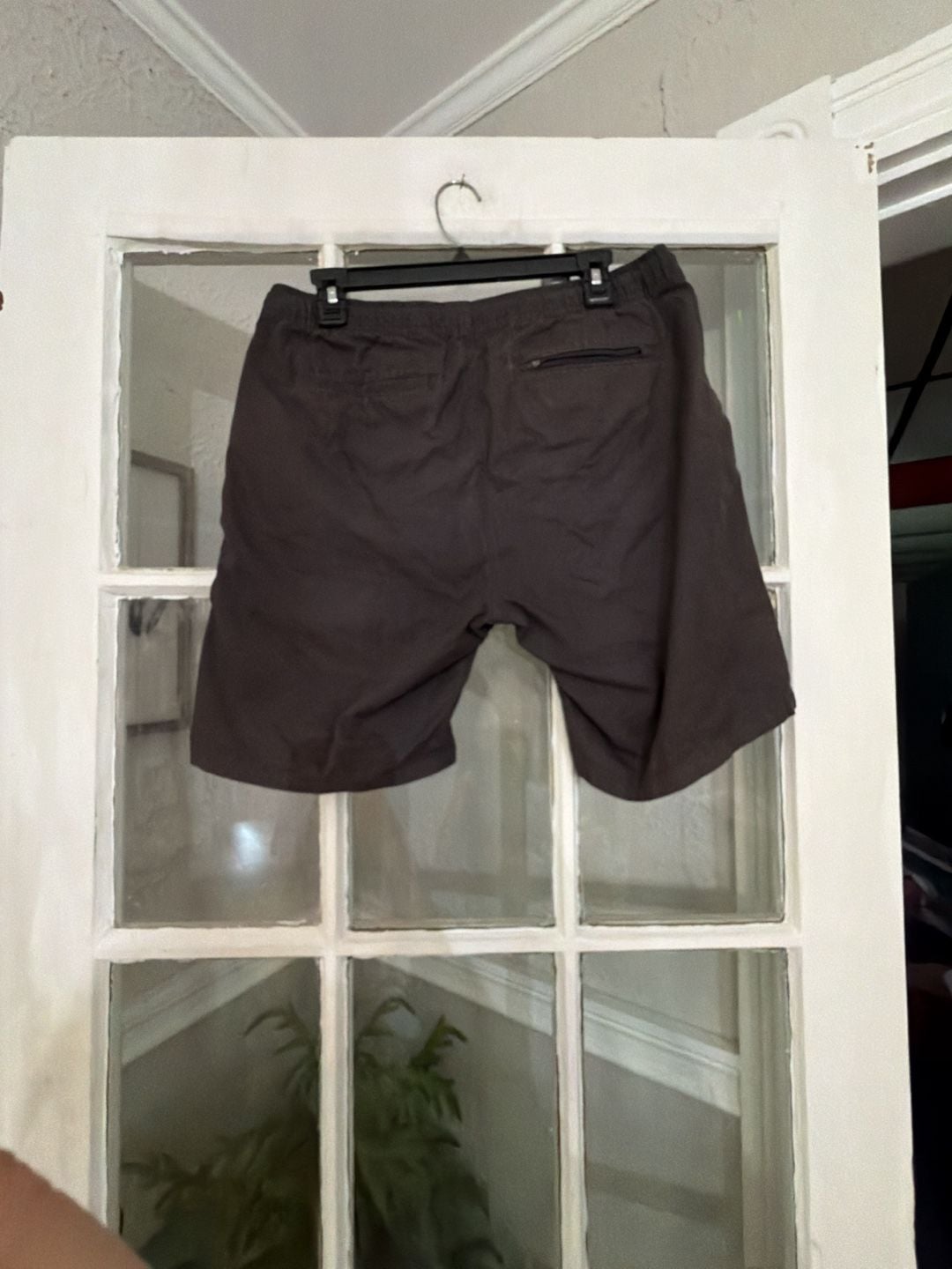 Quince Organic Stretch Ripstop Shorts Size M Brown 4