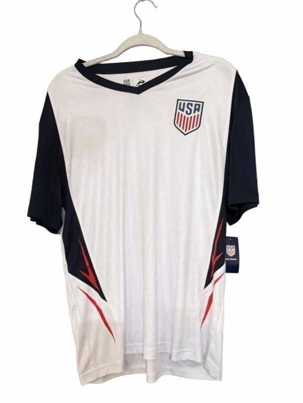 Icon Sports US Soccer USMNT Game Day Jersey Size L White 2