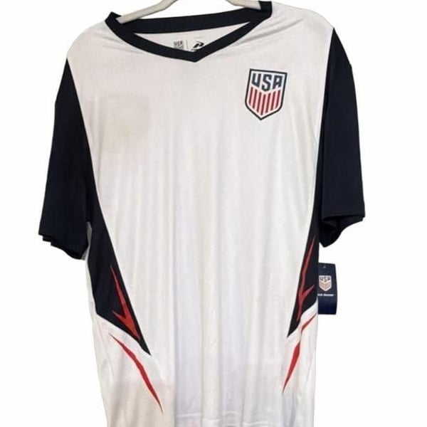 Icon Sports US Soccer USMNT Game Day Jersey Size L White
