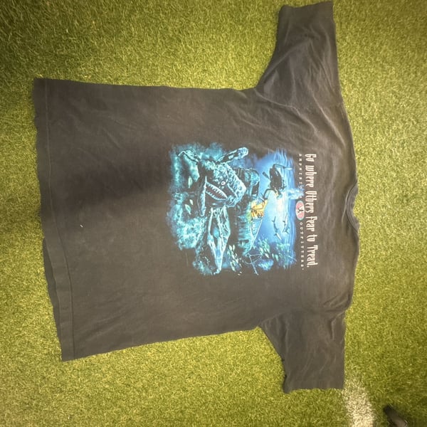 Fruit of the Loom Amphibious Outfitters T-Shirt XXL Black Scuba Diving Graphic