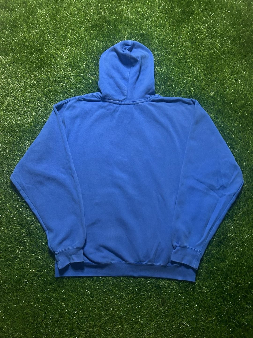 Old Varsity Brand Kansas Jayhawks Hoodie Blue Red Varsity Style Pullover 3