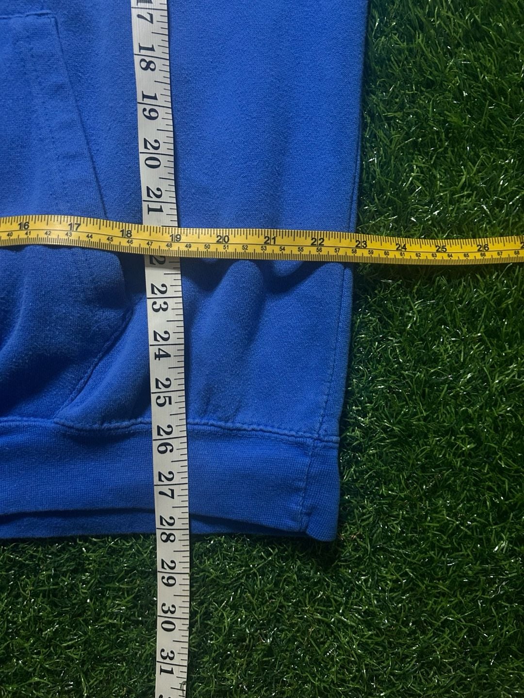 Old Varsity Brand Kansas Jayhawks Hoodie Blue Red Varsity Style Pullover 6