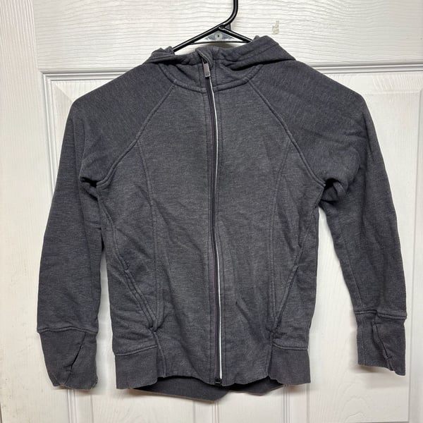 All in Motion Zip-Up Hoodie Size S (6/6X) Gray