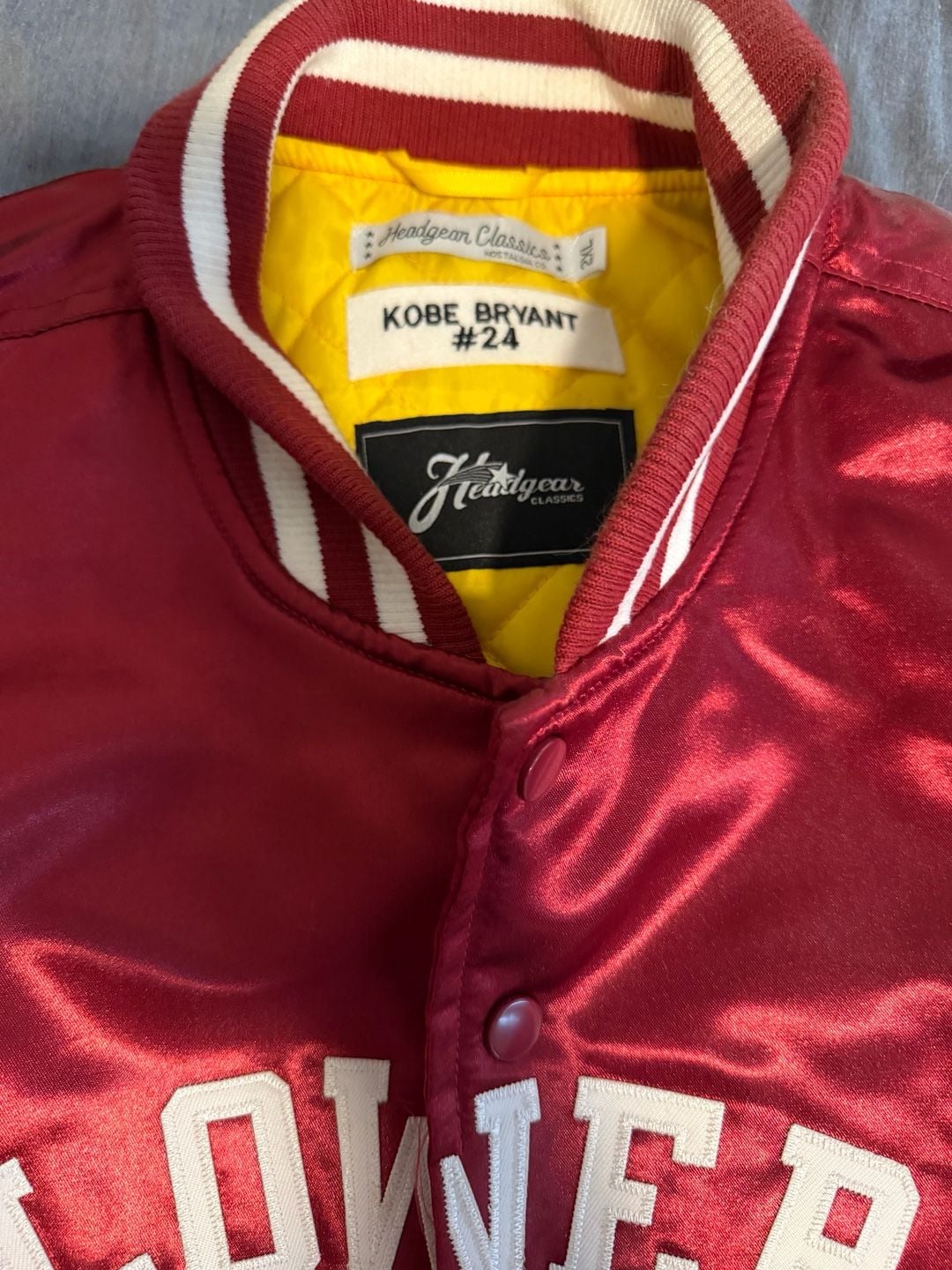 Headgear Classics Kobe Bryant Lower Merion Varsity Jacket Size 2XL 4