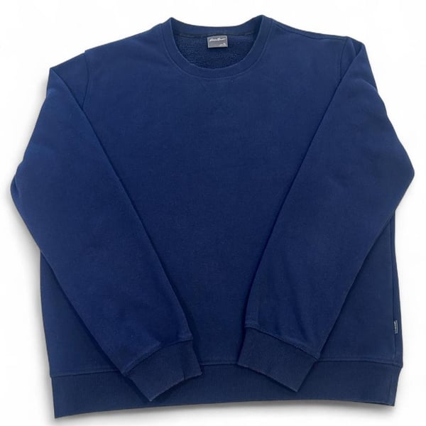 Eddie Bauer Crewneck Sweatshirt Size XL Blue Long Sleeve Pullover