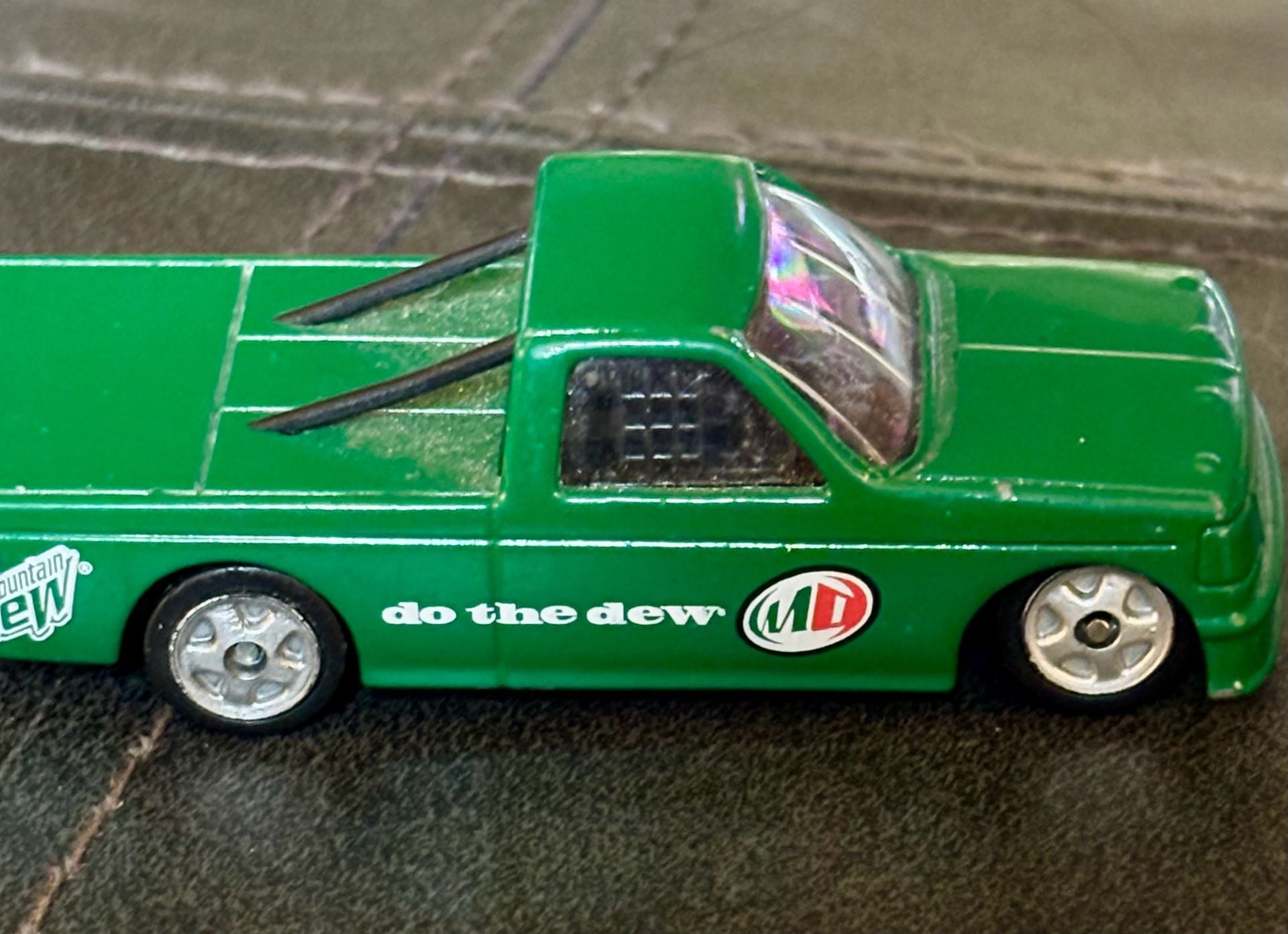 Mountain Dew Diecast Pickup Truck Green 3