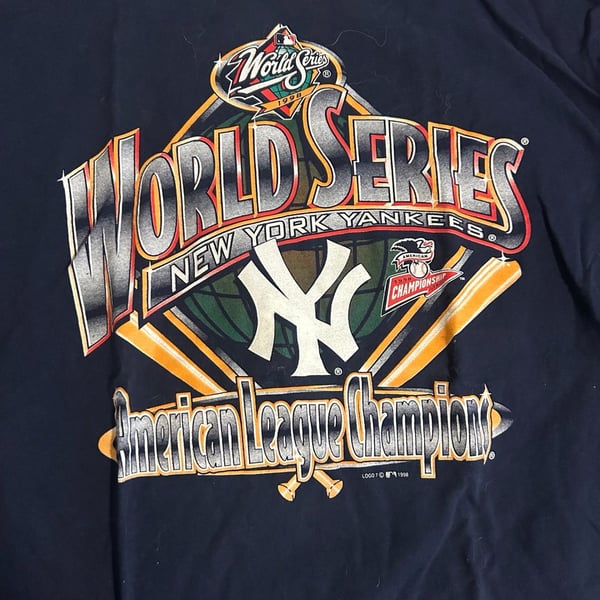 Logo 7 New York Yankees 1998 World Series T-Shirt Navy