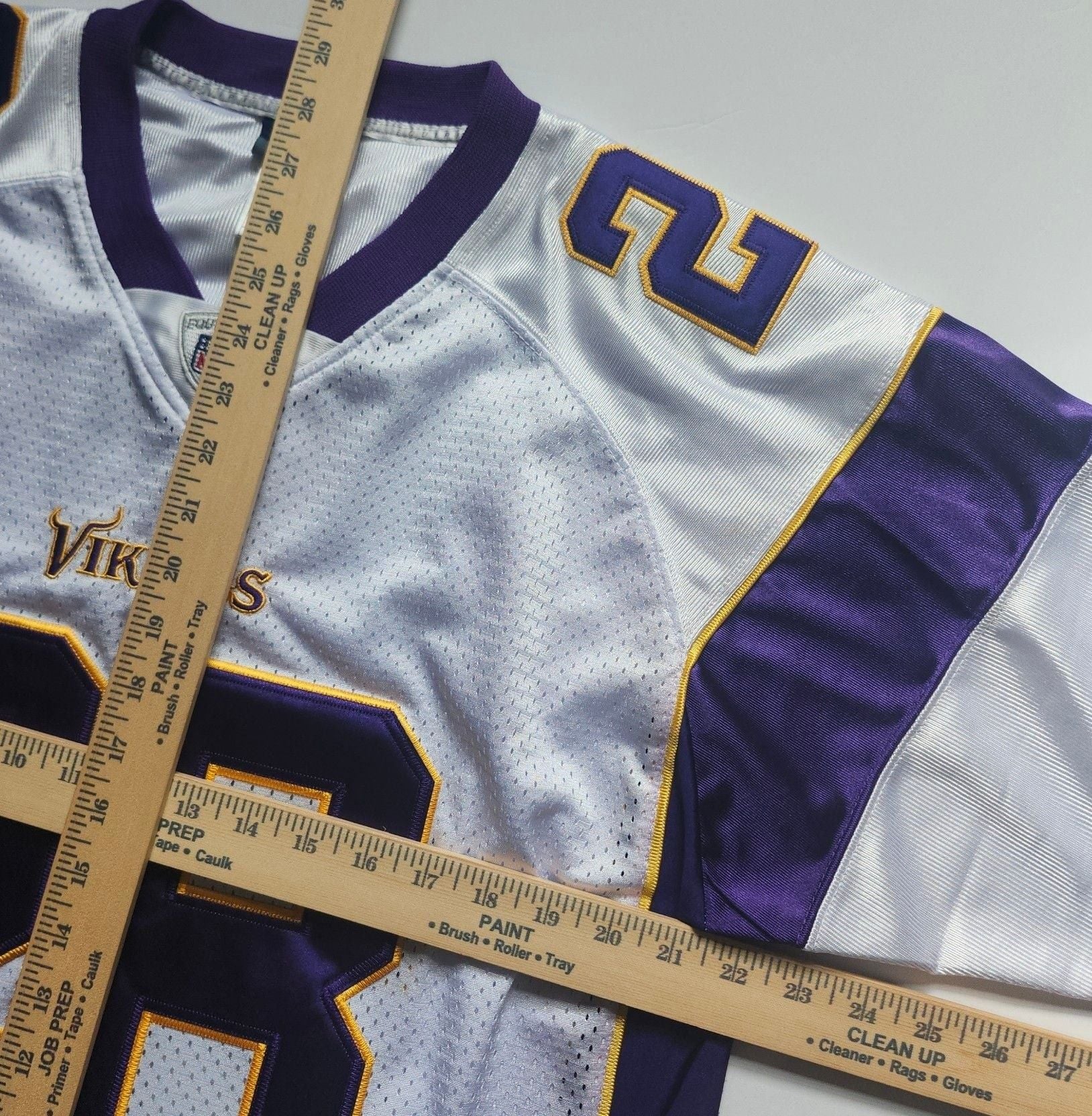 Reebok Minnesota Vikings Adrian Peterson 28 Jersey Size 48 White 7