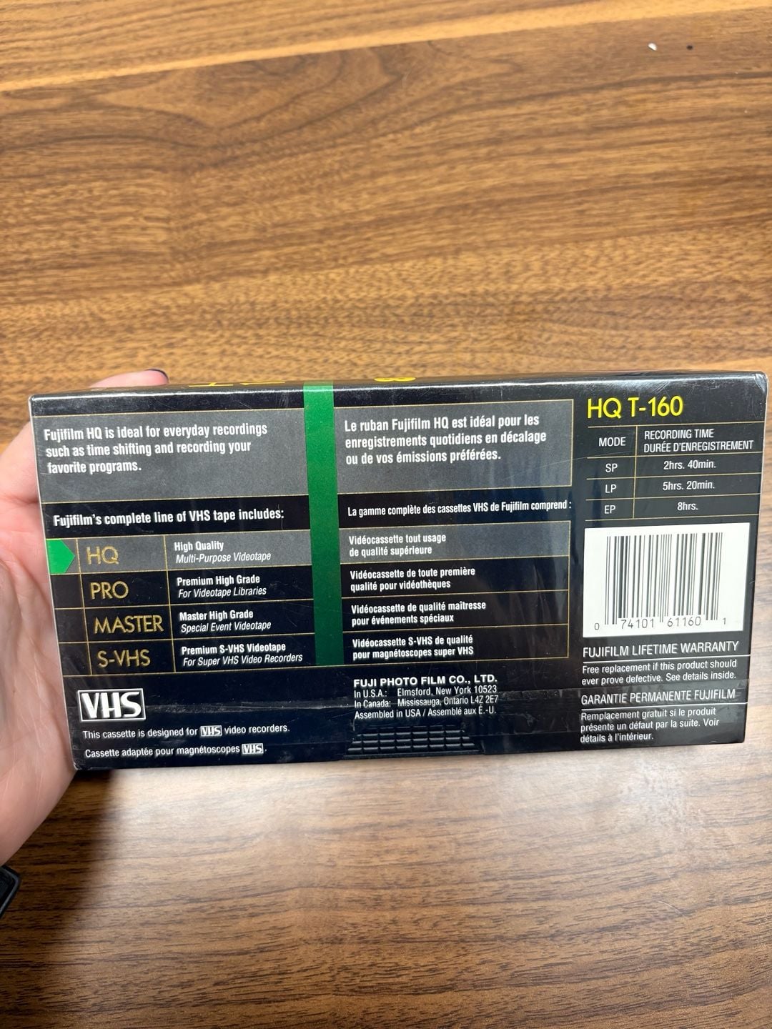 Fujifilm HQ160 T-160 8 Hours High Quality Blank VHS Videotape 3