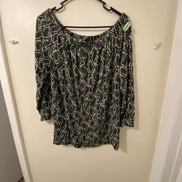 Michael Michael Kors Off The Shoulder Top Size L