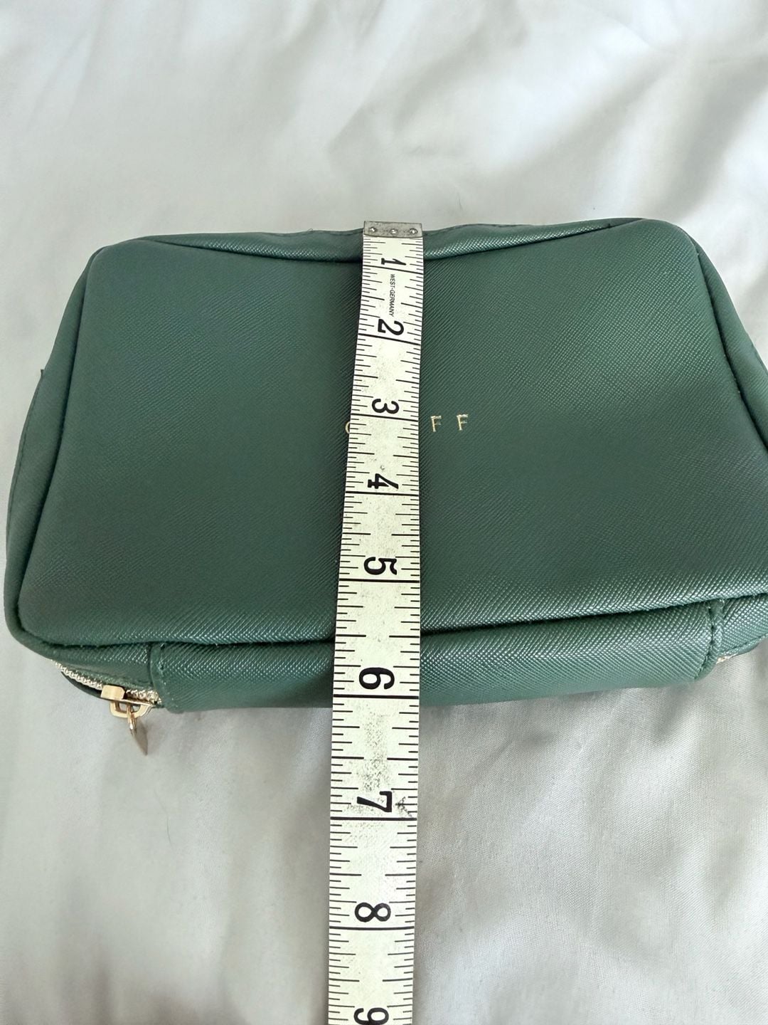 Graff Korean Air Amenity Kit Green Travel Makeup Bag Pouch 8