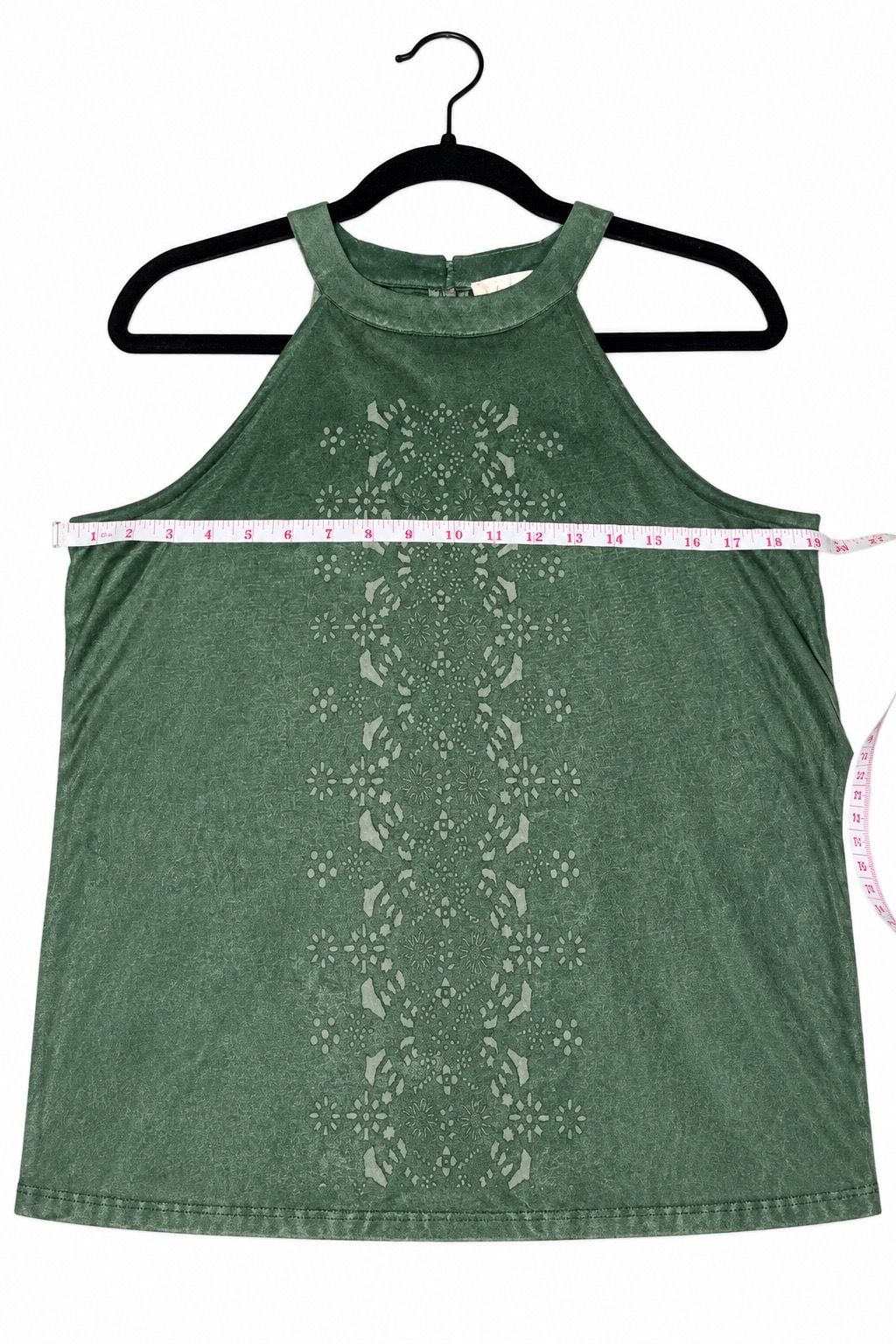 Altar'd State Suede Halter Top Green 4