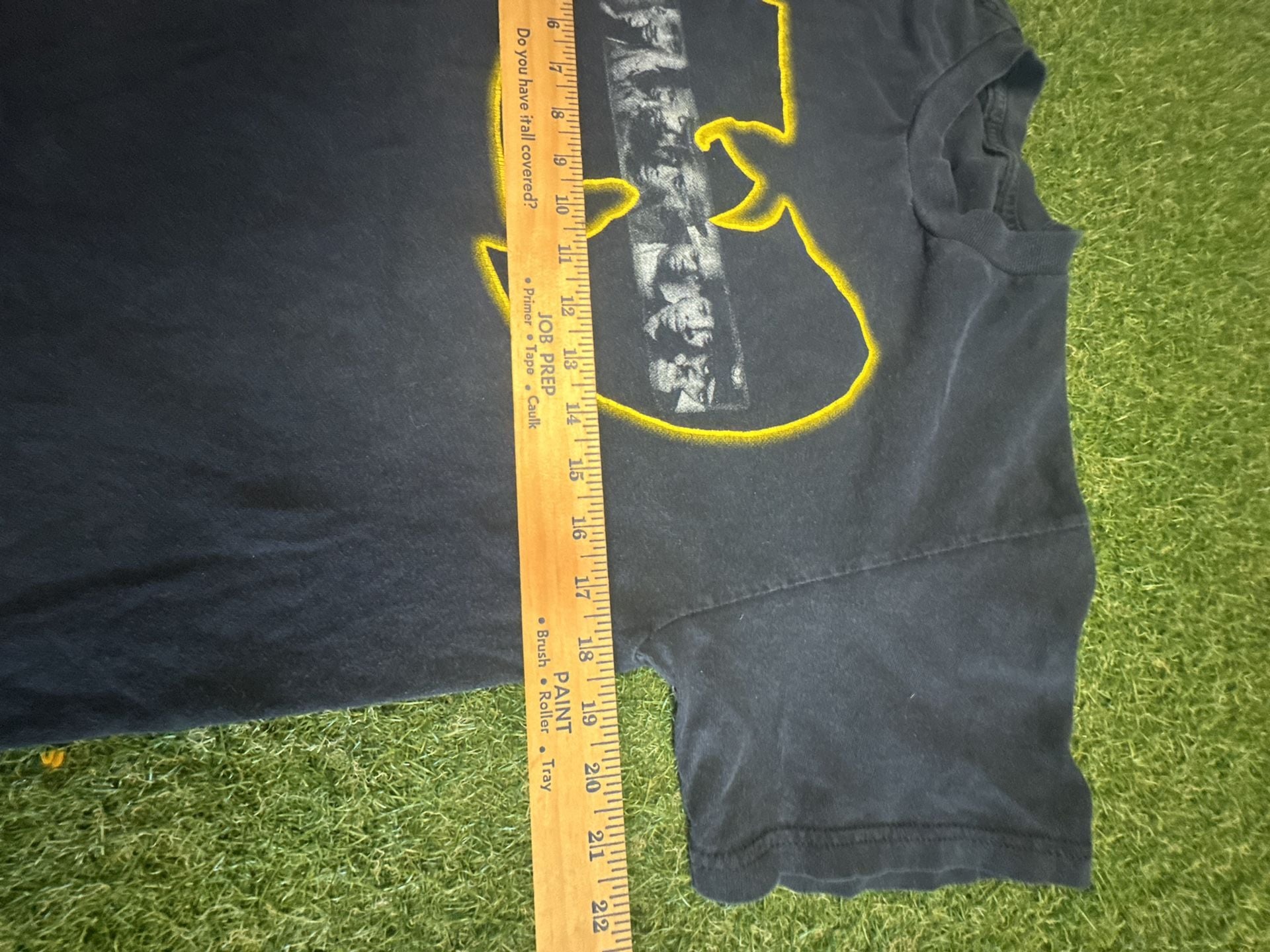 Wu-Tang Clan Vintage Black T-Shirt with Yellow Logo and Photo Panel 4
