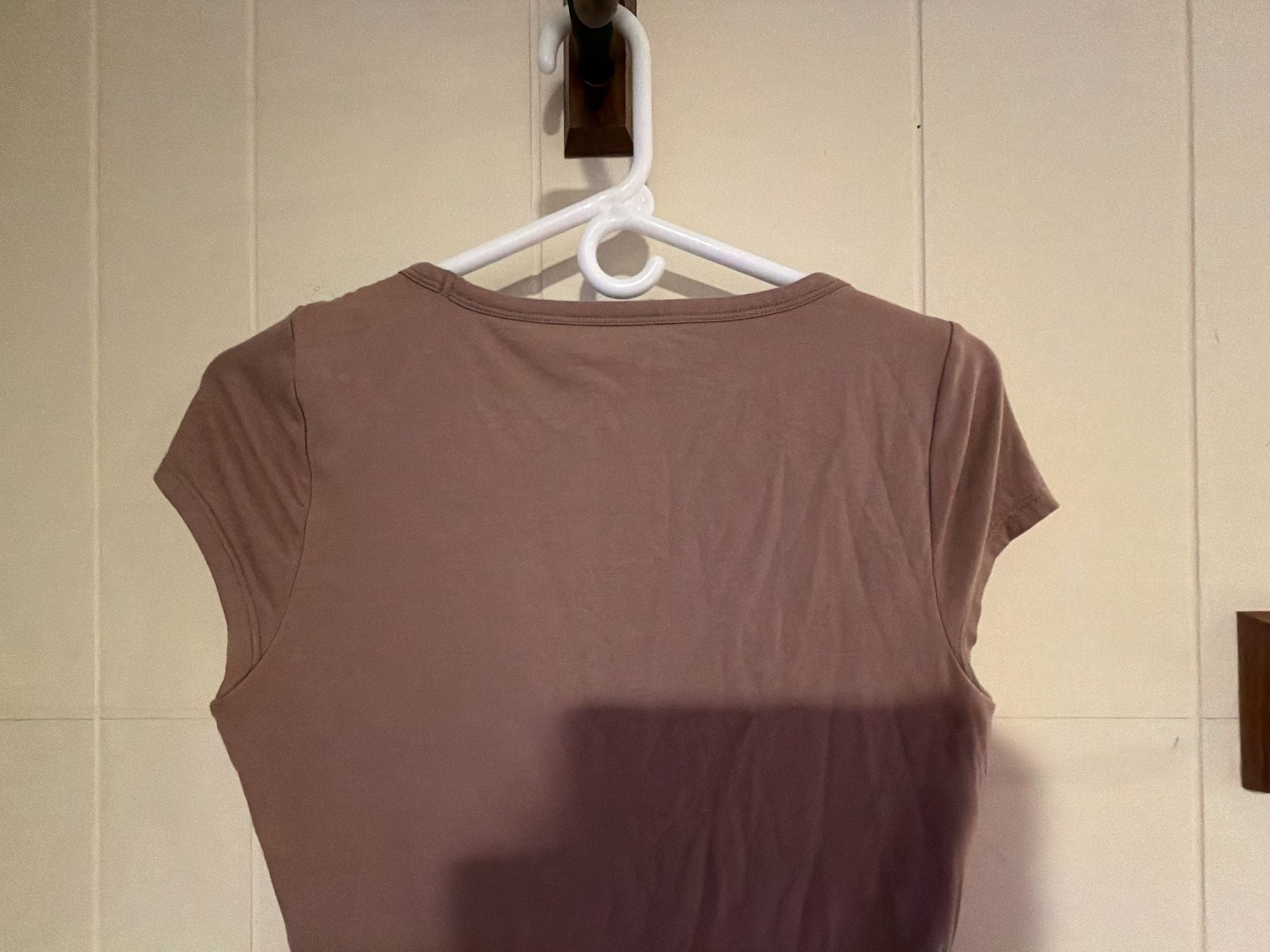 Old Navy Scoop Neck Bodysuit Size M Brown Dusted Chocolate 7