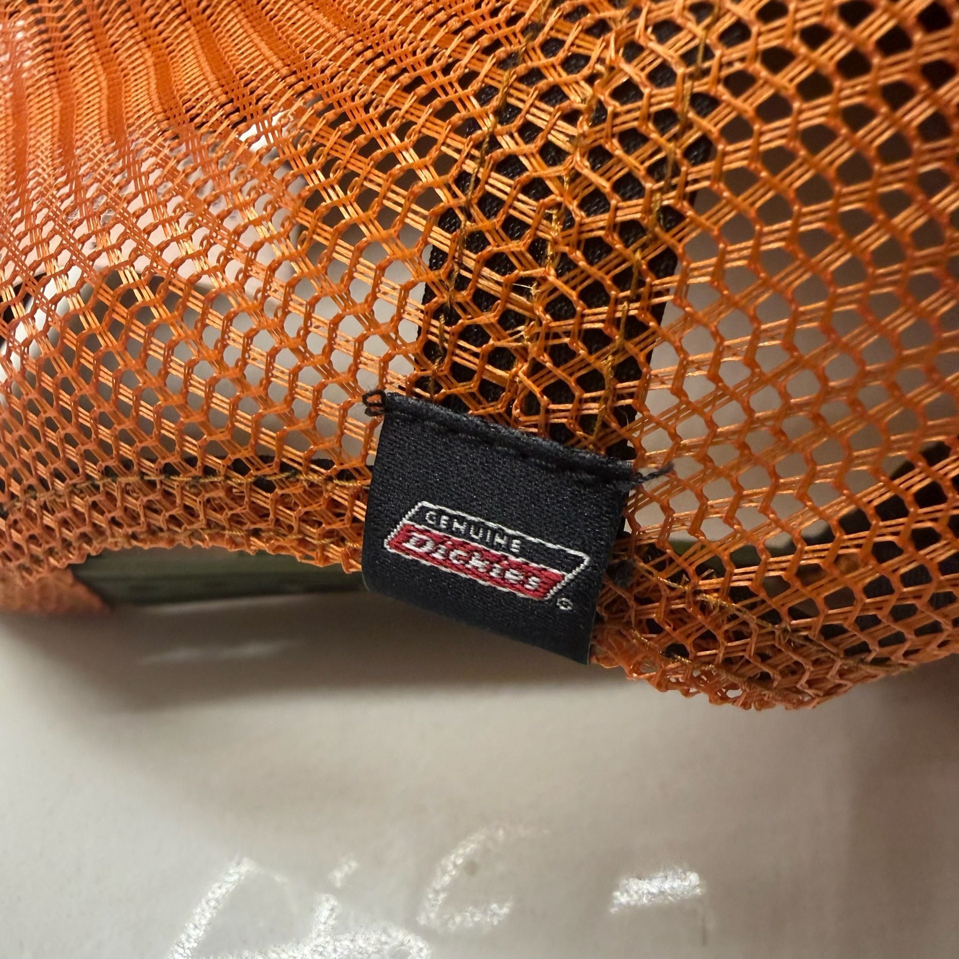 Dickies Trucker Hat Green Orange Snapback 4