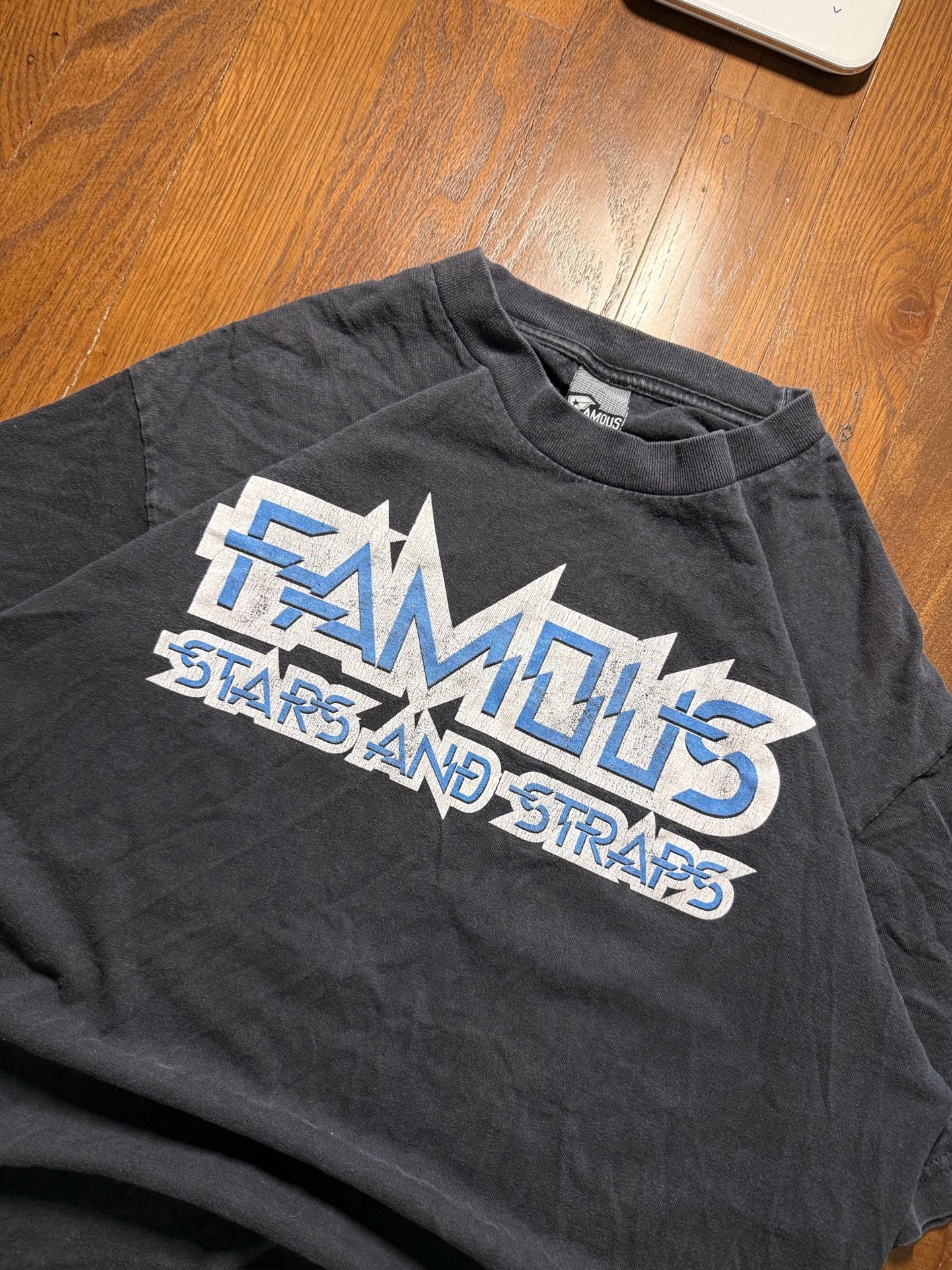 2000 Y2K Famous Stars And Straps T-Shirt Black Graphic Print Ride On 3