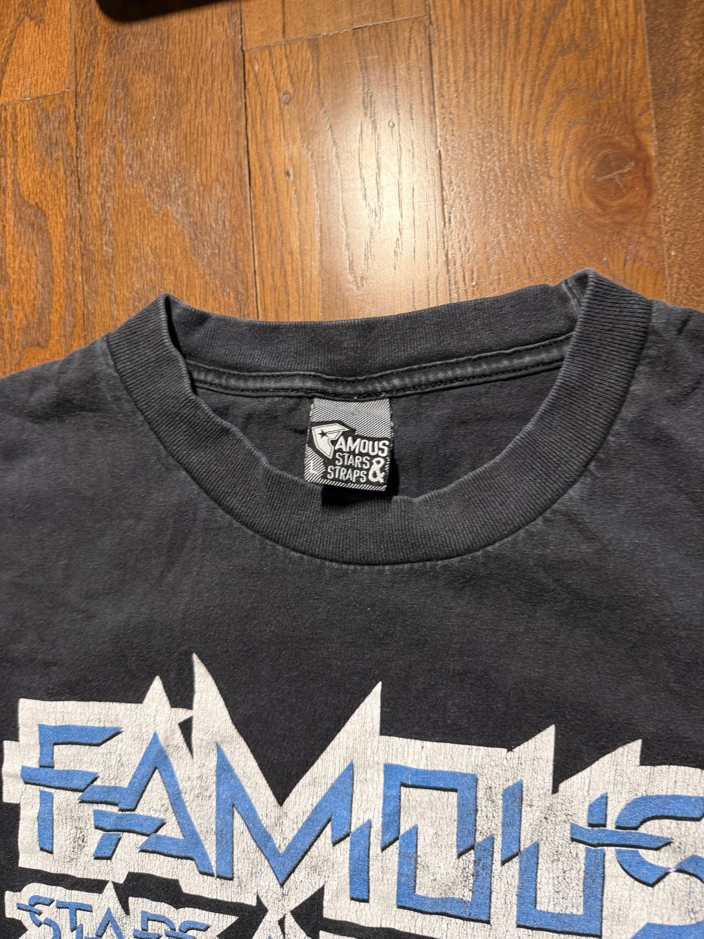 2000 Y2K Famous Stars And Straps T-Shirt Black Graphic Print Ride On 4