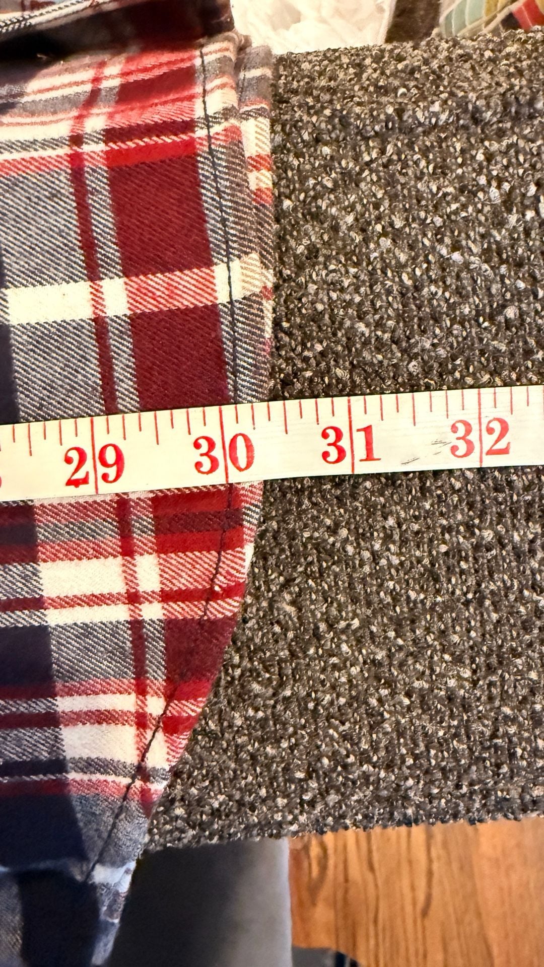 Ridgecut Toughwear Heavyweight Flannel Shirt Size L Navy Red Plaid NWT 13